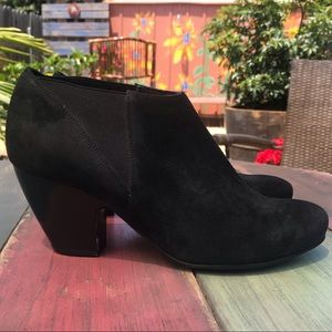 Black Suede Booties